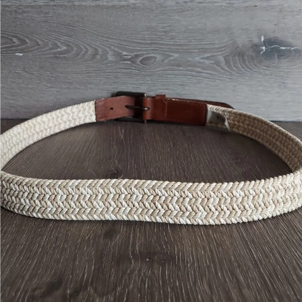 Fossil Men's Kyle Woven Braided Belt 40